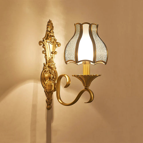 applique murale en cuivre style européen moderne créative et simple