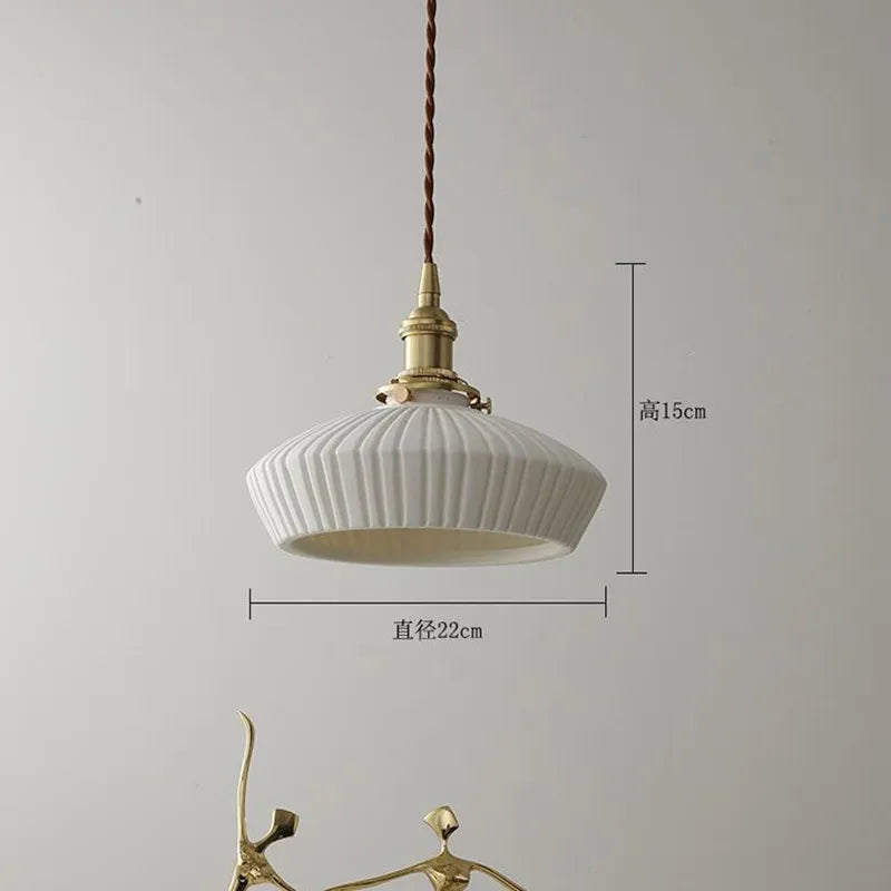 suspension moderne en céramique pour éclairage créatif intérieur - vue 3 sur 8