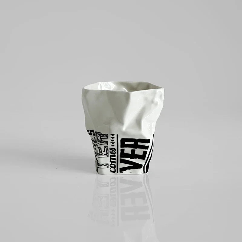 accessoires en céramique d'art origami pour salle de bain haut de gamme - vue 7 sur 15