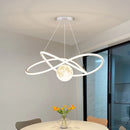 Lustre led arrondi pour décoration intérieure