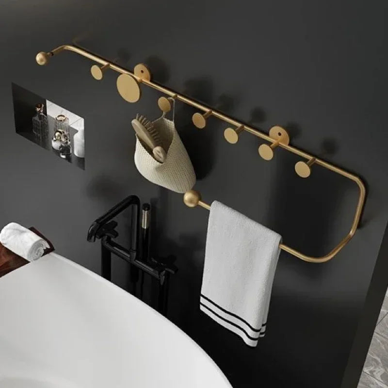 porte-vêtements et chapeaux de luxe nordique décoratif mural - vue 5 sur 18