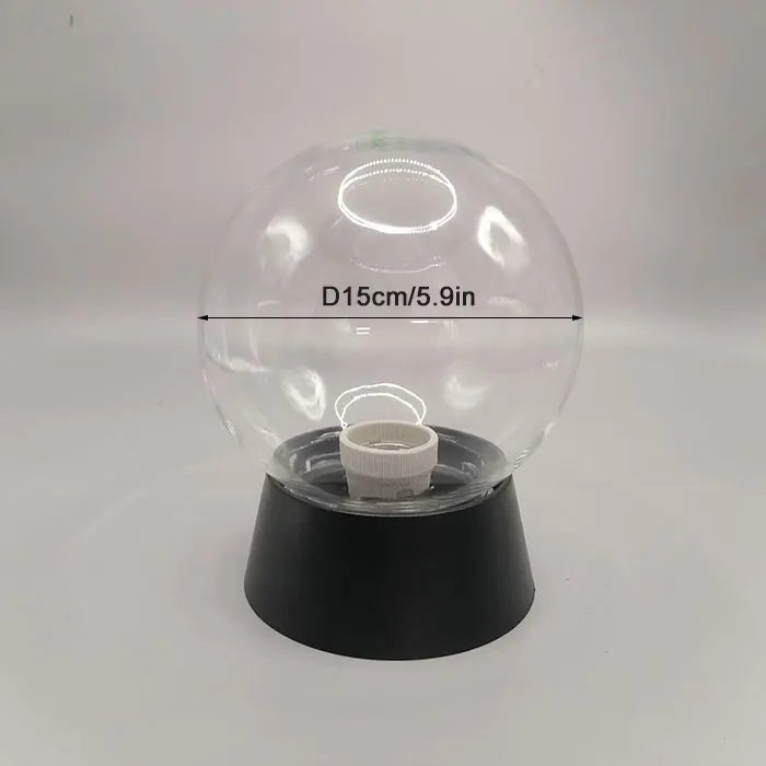 lampadaire extérieur globe noir pour éclairage de jardin et terrasse