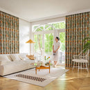 Rideau occultant motif floral moderne pour salon chambre