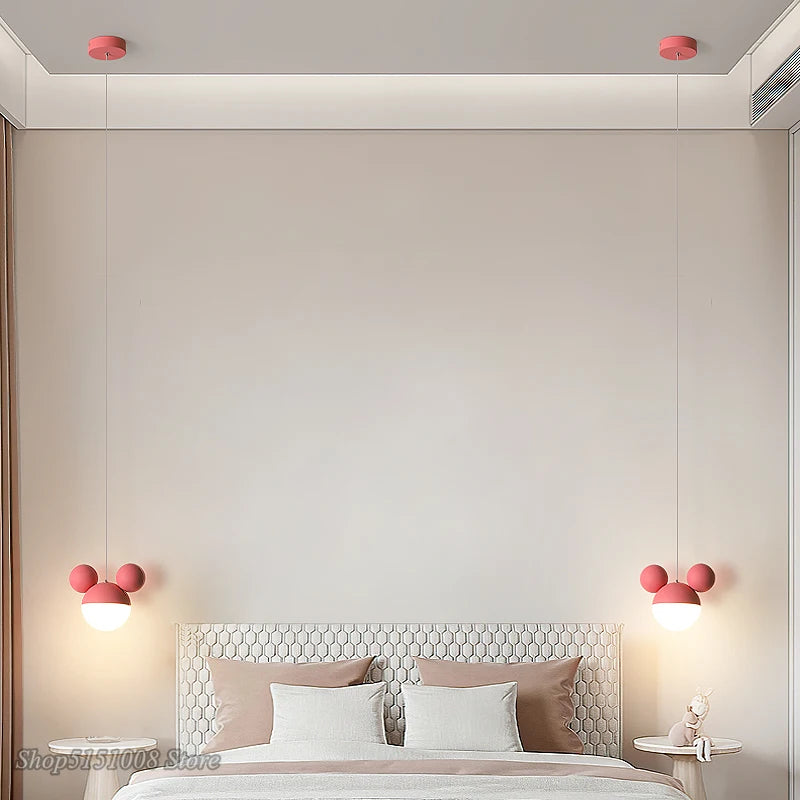 lampe led suspendue mickey pour soin des yeux enfant