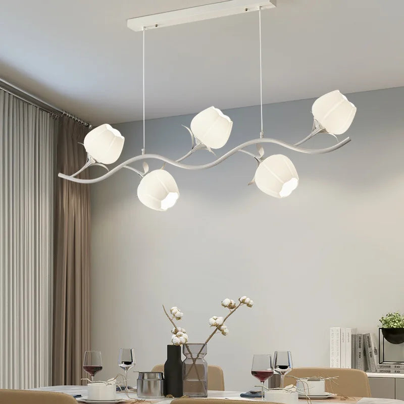 suspension à fleurs de style pastoral pour décoration intérieure - vue 3 sur 14