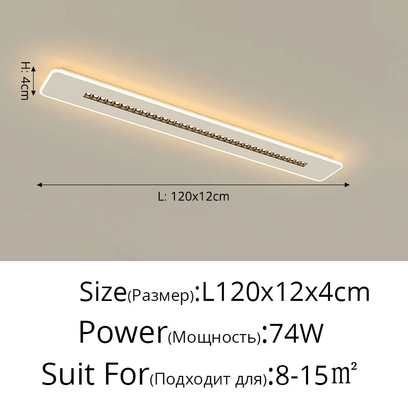 lustre avec spot pour décoration intérieure protectrice des yeux - vue 11 sur 11