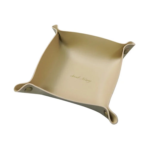 boîte de rangement nordique en cuir pour bureau et bijoux - vue 20 sur 19