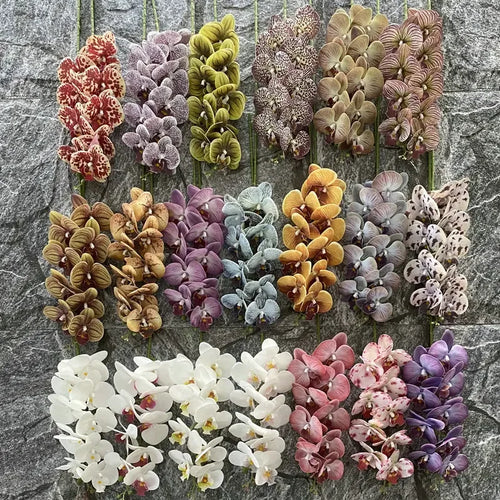 phalaenopsis artificiel orchidée rose décoration pour mariage et jardin - vue 2 sur 23