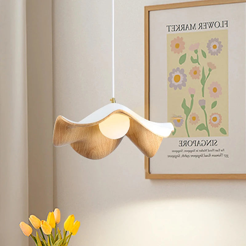 Suspension design fleur Style Nordique Minimaliste Wabi Sabi