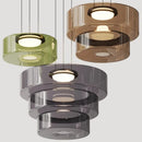 suspension design danois bohème abat-jour en verre pour tables basses