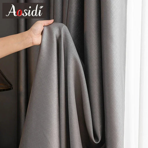 Rideau occultant moderne pour salon et chambre