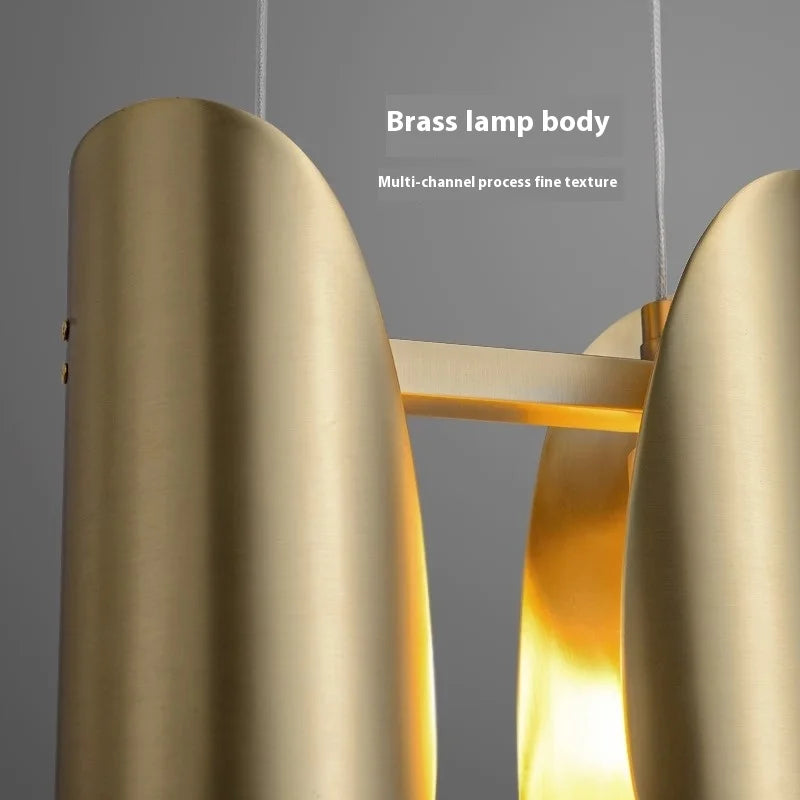 suspension en cuivre design moderne pour restaurant et intérieur - vue 4 sur 10