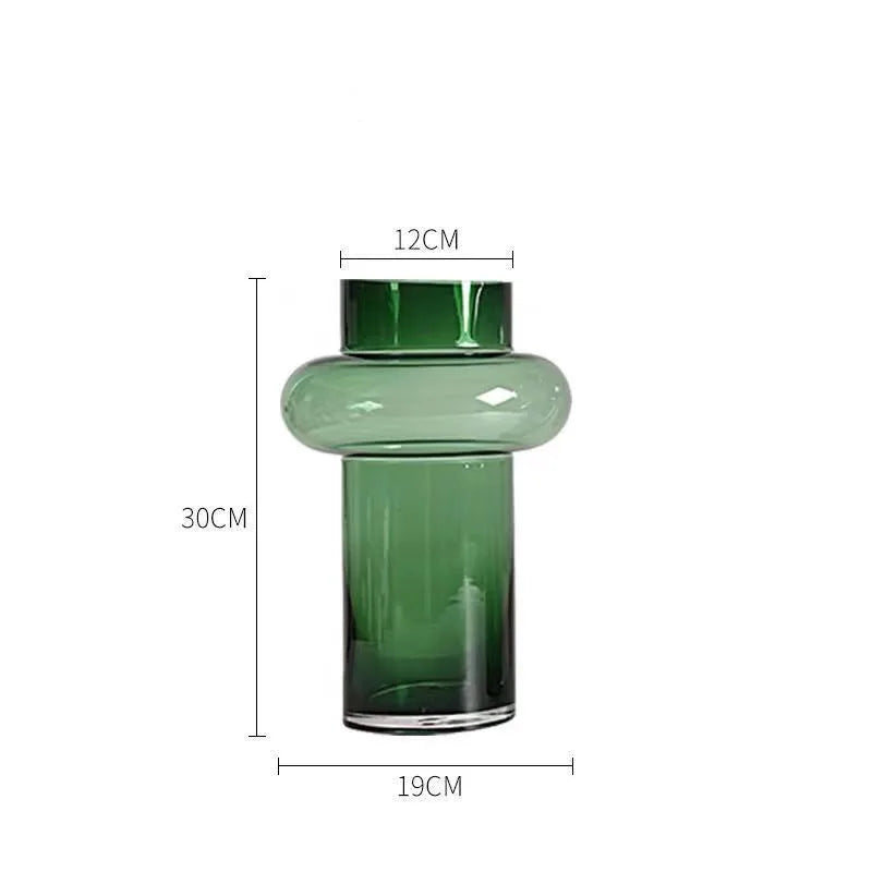 vase en verre géométrique pour décoration intérieure artistique - vue 12 sur 12