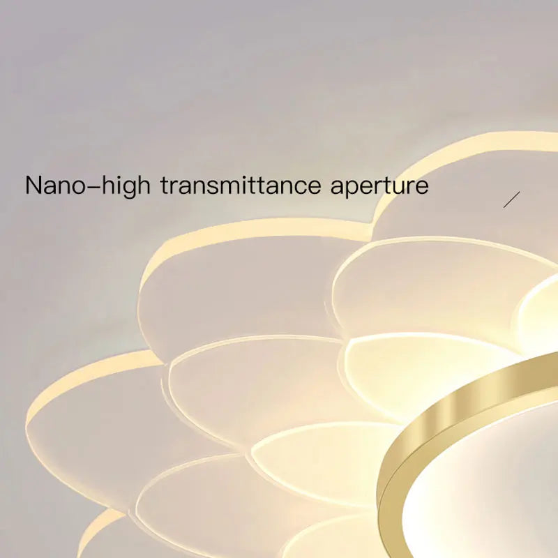 lustre moderne design floral pour décoration intérieure lumineuse - vue 6 sur 12