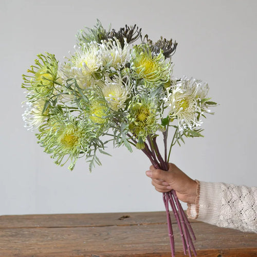 fleurs artificielles leucospermum pour décoration de mariage - vue 3 sur 10
