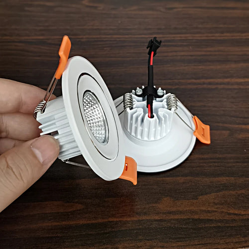 mini spot encastré led pour intérieur avec ensemble de pilotes - vue 4 sur 8