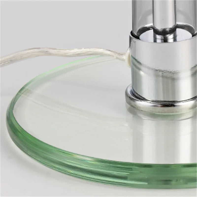 lampe à poser design simple en verre pour lecture et études - vue 7 sur 8