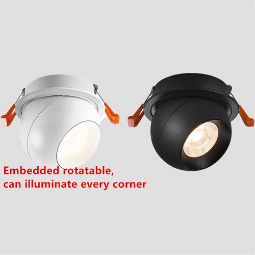 spot led rotatif intégré anti-éblouissement pour éclairage domestique - vue 2 sur 5