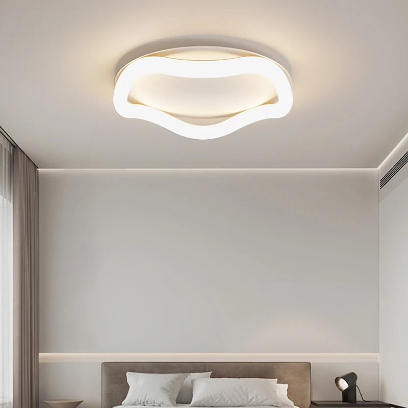 plafonnier simple avec télécommande et intensité réglable pour intérieur - vue 3 sur 8