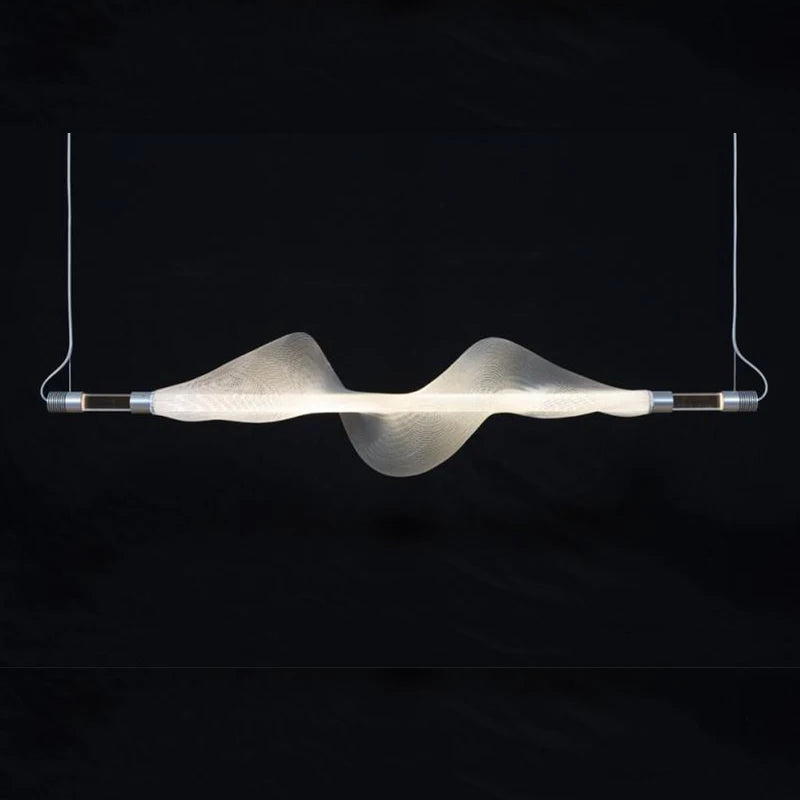 suspension design nordique tube lumineux pour intérieur décoratif - vue 2 sur 17