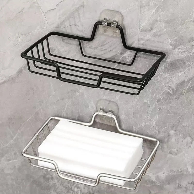 égouttoir à savon en acier inoxydable auto-adhésif pour rangement