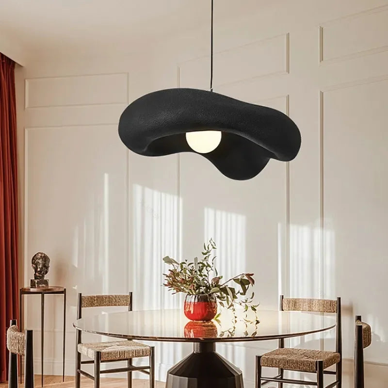 lustre nordique wabi-sabi pour restaurant et salle à manger - vue 4 sur 11