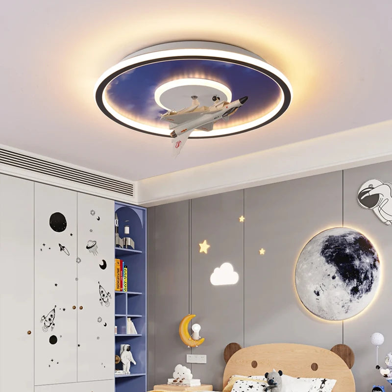 plafonnier moderne pour chambre d'enfants et décoration intérieure - vue 3 sur 8