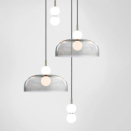 suspension en verre nordique pour décoration intérieure moderne - vue 7 sur 15