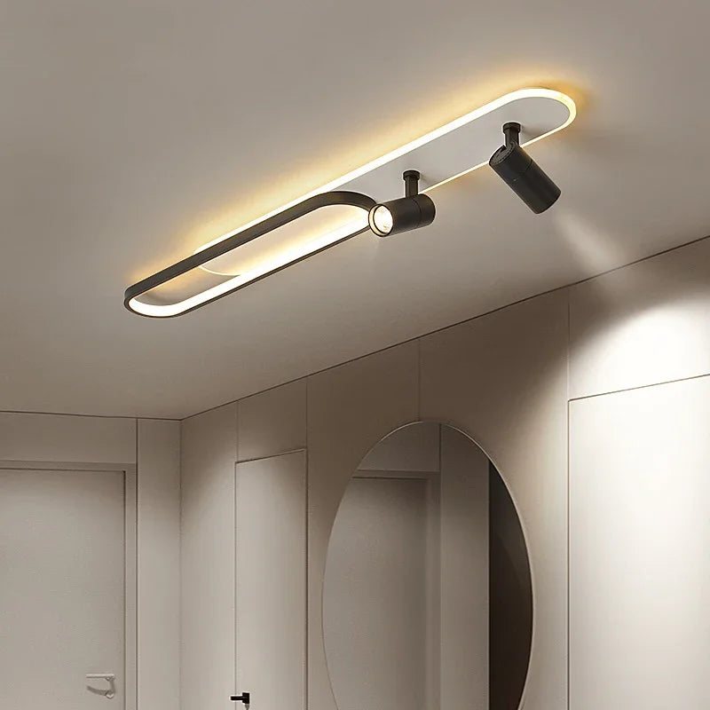 Éclairage led moderne pour maison salon couloir vestiaire.