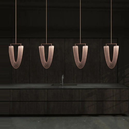 lustre vintage à led éclairage tendance 2022 suspension - vue 7 sur 21