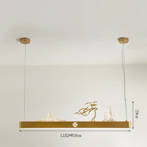 suspension chinoise en bois pour ambiance zen et économique - vue 16 sur 16