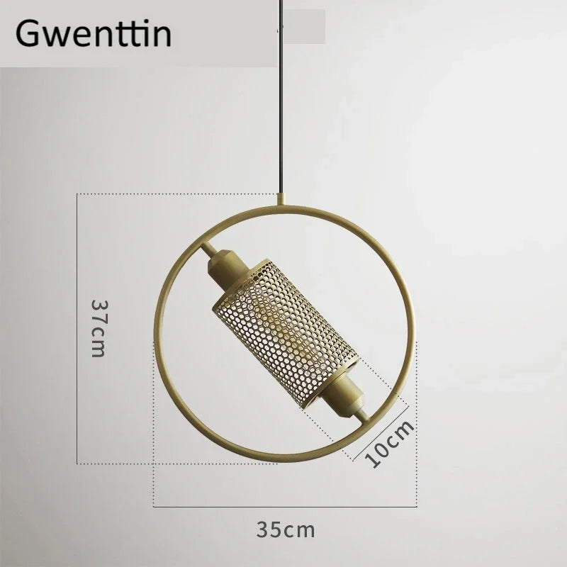 suspension vintage loft industriel pour décor intérieur moderne
