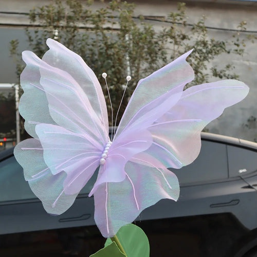 fond de papillon en maille pour mariage et fête - vue 4 sur 10