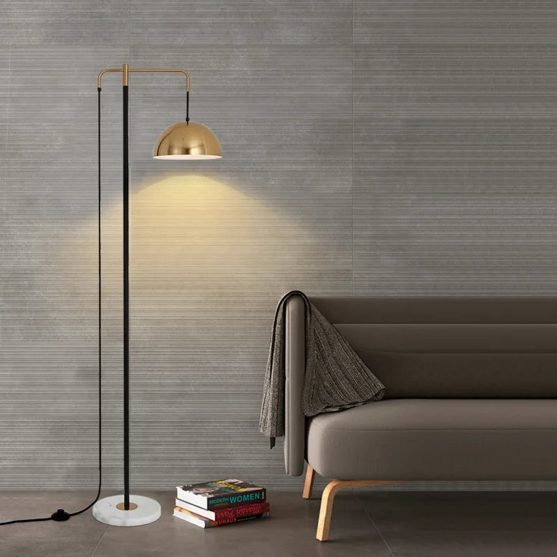 Lampadaire LED design loft avec fil apparent