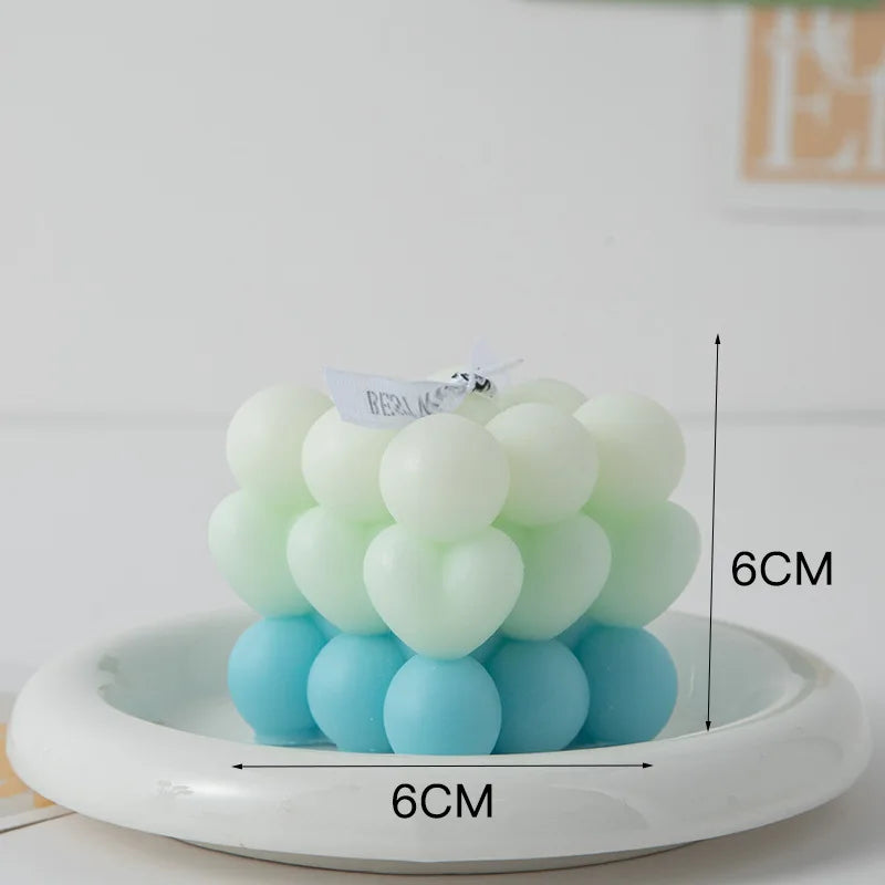 bougie parfumée big cube pour décoration moderne et aromathérapie - vue 9 sur 39