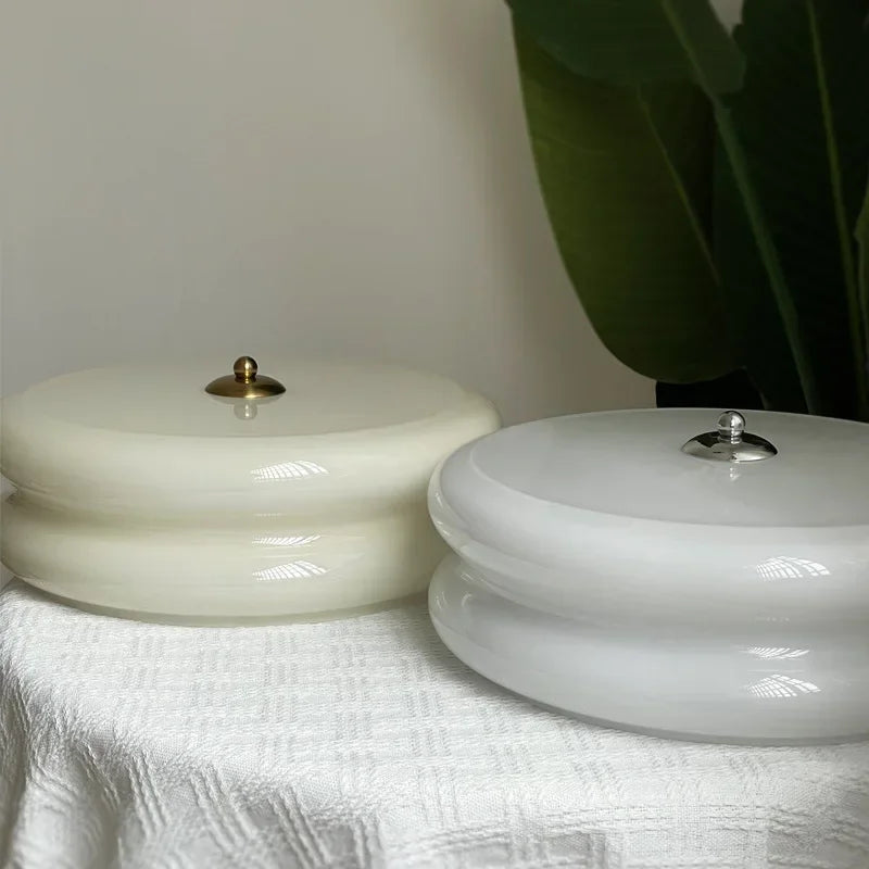 plafonnier en verre design pour un éclairage moderne élégant - vue 6 sur 10