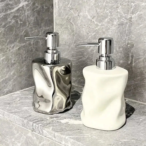 bouteille créative en céramique pour lotion et savon