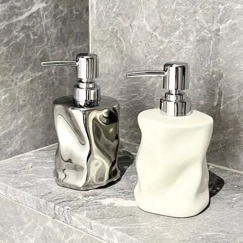 bouteille créative en céramique pour lotion et savon - vue 4 sur 6