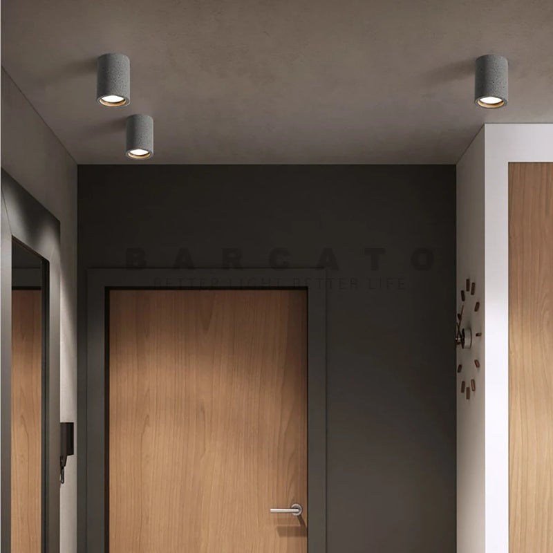 spot en ciment monté en Surface GU10 Led industrielle minimaliste salon couloir cuisine allée