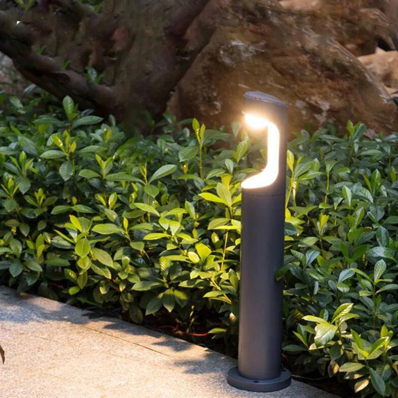 Aluminium Led extérieur pelouse lampe borne lumineuse extérieure étanche voie jardin lampe prairie paysage pelouse lumière AC110V 220V