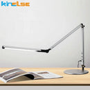 lampe de bureau moderne à bras long avec variateur et économie d'énergie