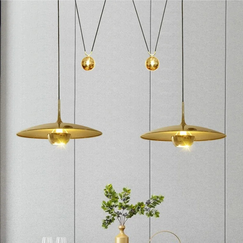 lustre soucoupe volante créatif moderne réglable pour intérieur décoratif - vue 4 sur 12