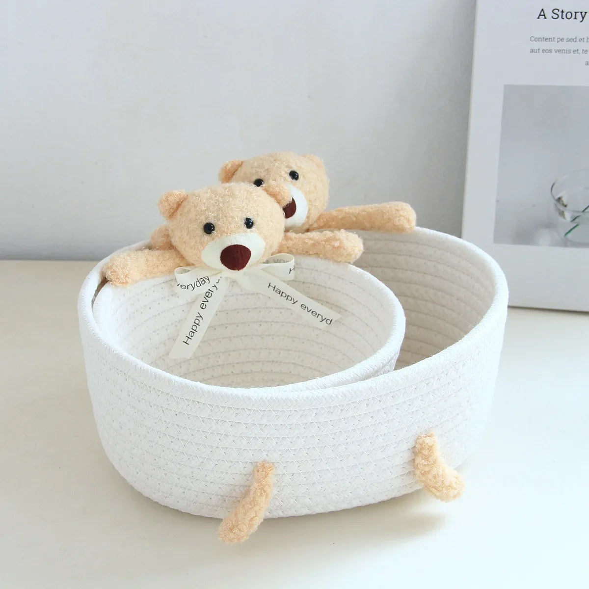paniers de rangement multifonctionnels pour organiser jouets et objets - vue 3 sur 11