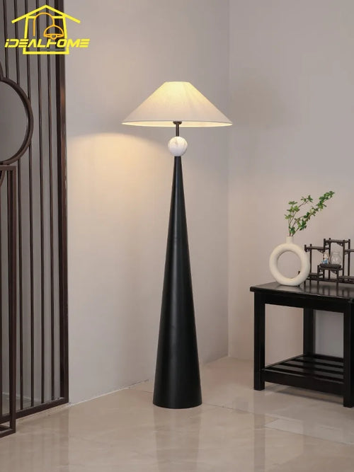 lampadaire design rétro japonais wabi-sabi art zen moderne décoratif - vue 3 sur 7