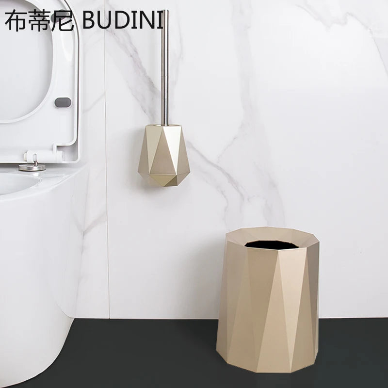 brosse de toilette en silicone avec support mural ou sur pied - vue 3 sur 10