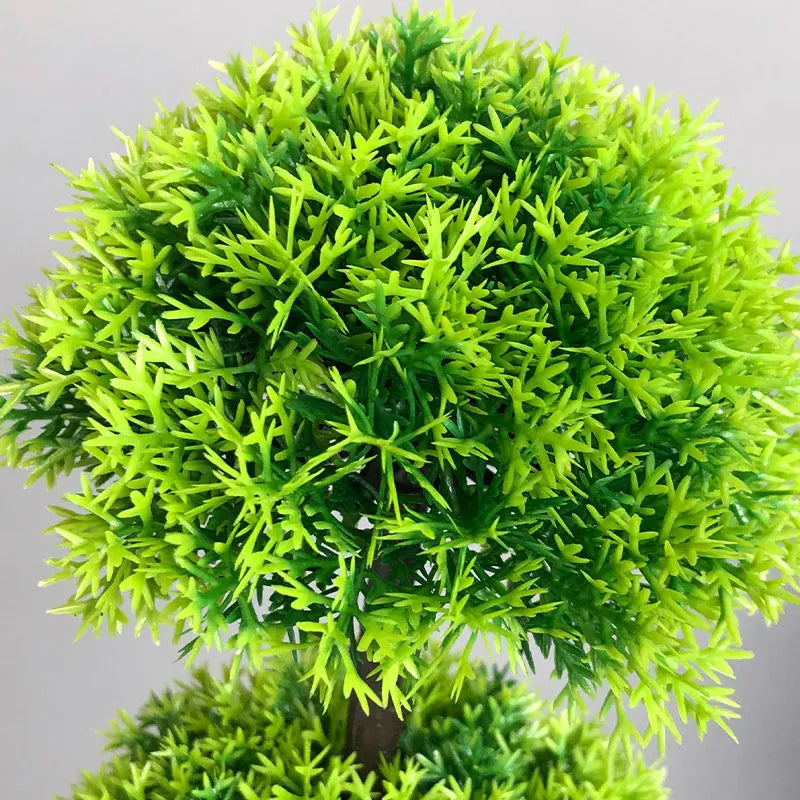 plante artificielle faux pin pour décoration intérieure et extérieure - vue 5 sur 8