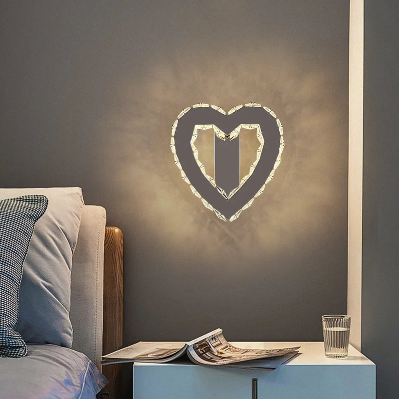 applique murale led en cristal moderne minimaliste luxe