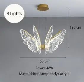 suspension design en acrylique pour décoration moderne de luxe - vue 15 sur 21