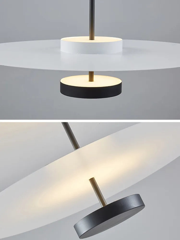 plafonnier led rond design nordique luminaire décoratif idéal bar piste