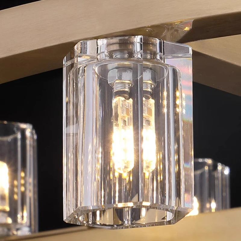home decorationPendant lights, luxury crystal living room chandelier, dining room Pendant lamp, ceiling light, indoor lighting - vue 7 sur 9